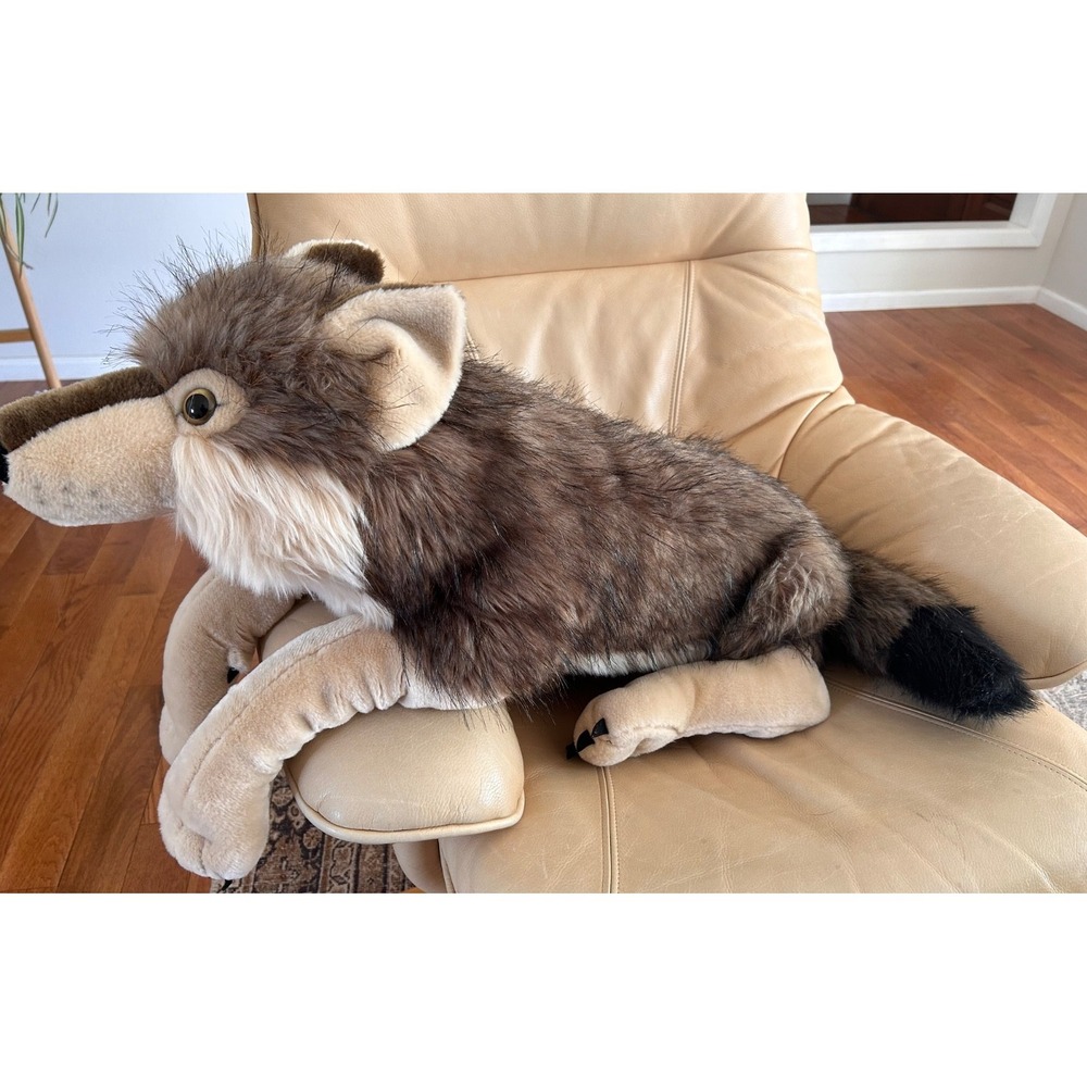 Wild Republic 42-33" Realistic TIMBER WOLF Jumbo XL Plush Stuffed Animal